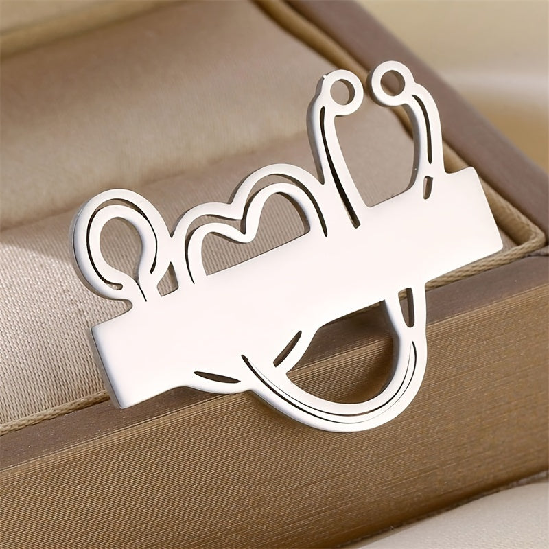 Healing Heart Stethoscope Brooch