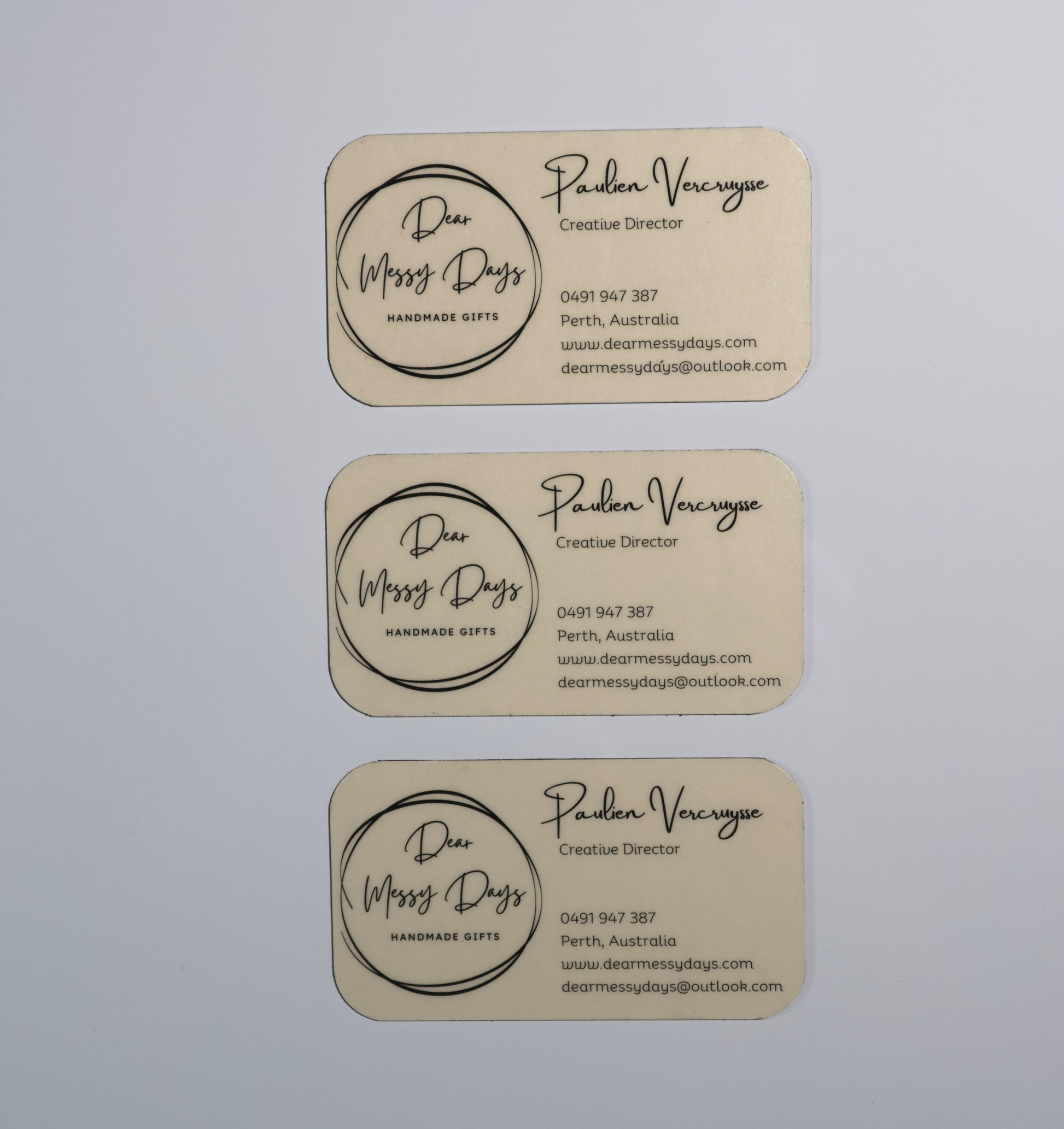 Magnetic Business Cards