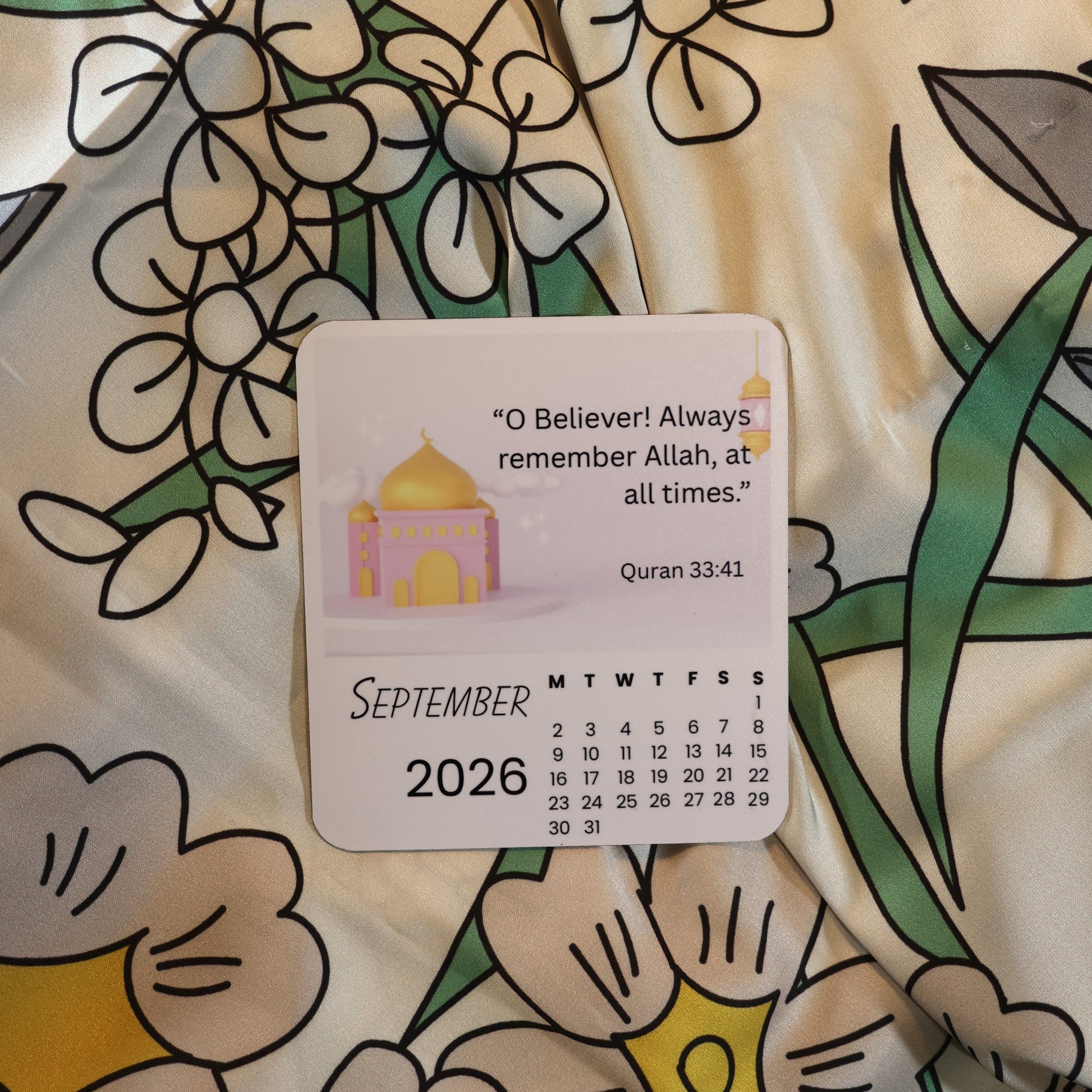 Islamic quotes 2026 calendar