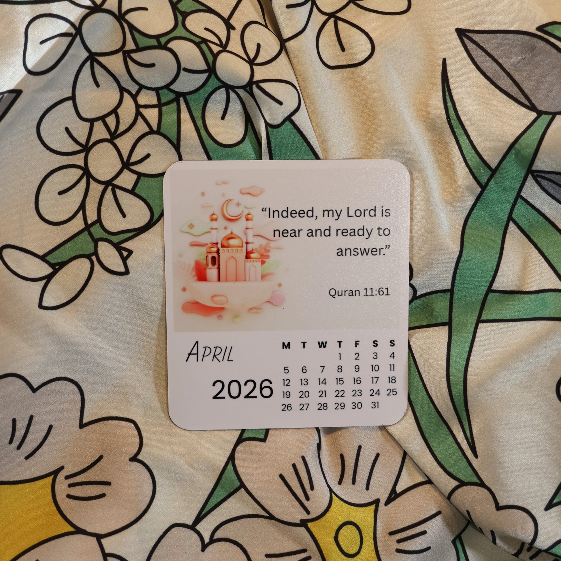 Islamic quotes 2026 calendar