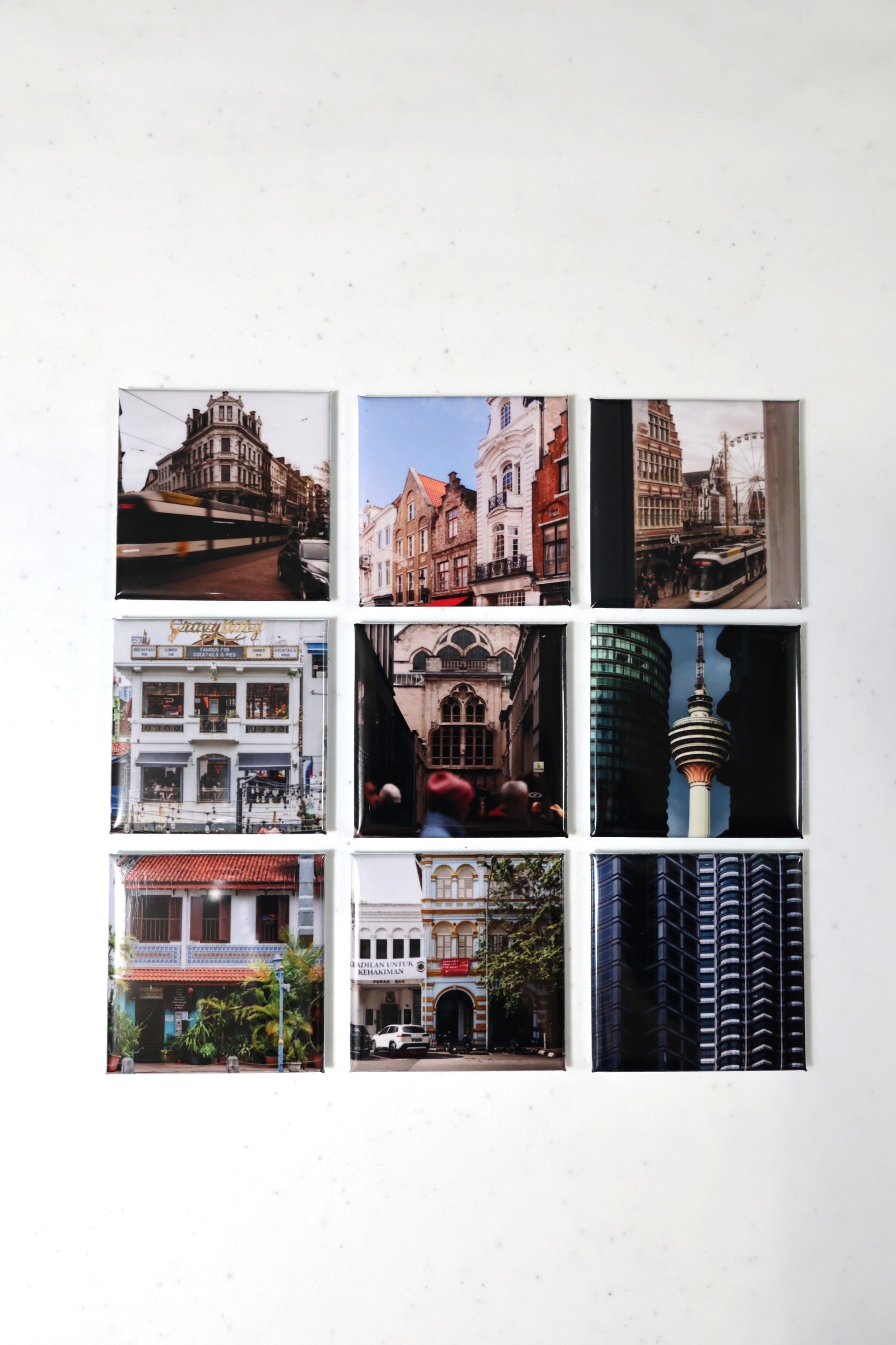 Building & Animal Magnets — 5×5 cm | Mix & Match