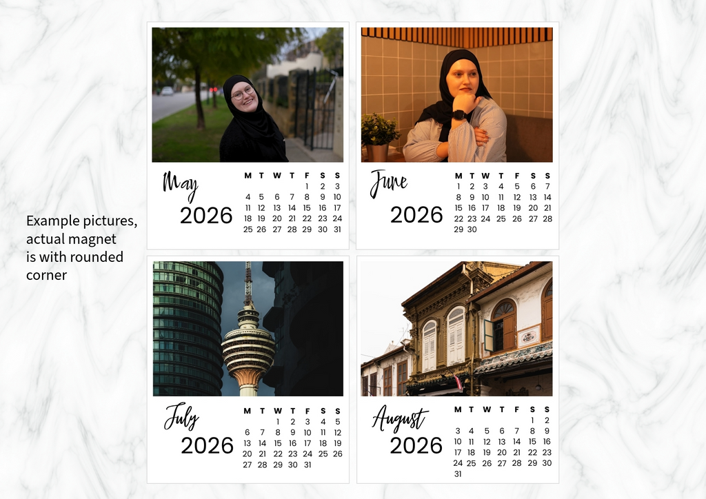 Custom 2026 Calendar