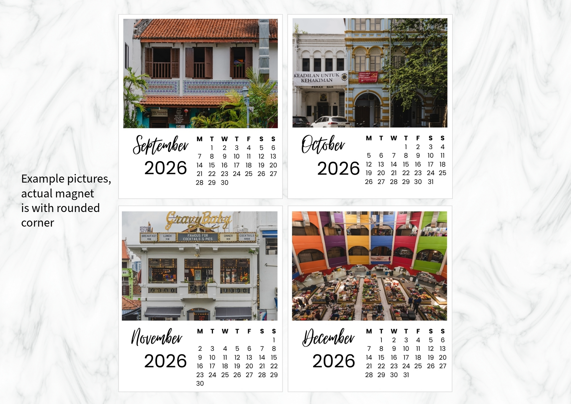 Custom 2026 Calendar